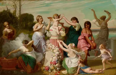 Clipping Cupid's wings by Henri-Pierre Picou, 1874 — digital art print download
