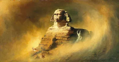 Sphinx by Карл Вильгельм Диффенбах — digital art print download