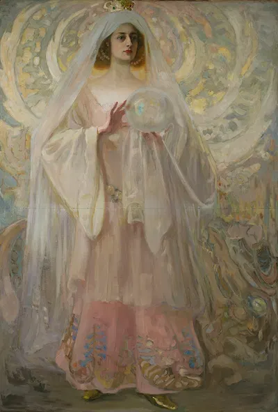 Princess of the magic crystal by Kazimierz Stabrowski — digital art print download