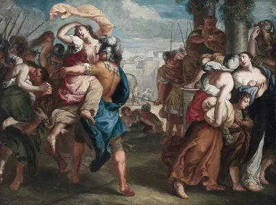 Rape of the Sabine Women by Theodoor van Thulden — digital art print download