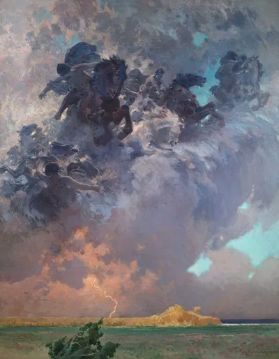 Tempest by Zdzisław Jasiński, 1925 — digital art print download