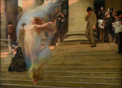 La Fortune passe by Альбер Пьер-Рене Маньян, 1895 — digital art print download