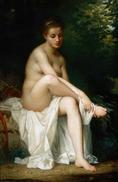 Ismenie, Nymph of Diana by Charles Landelle, 1878 — digital art print download