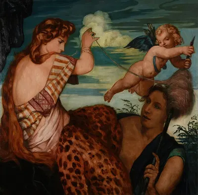 Hercule et Omphale by Эмиль Бернар, 1911 — digital art print download