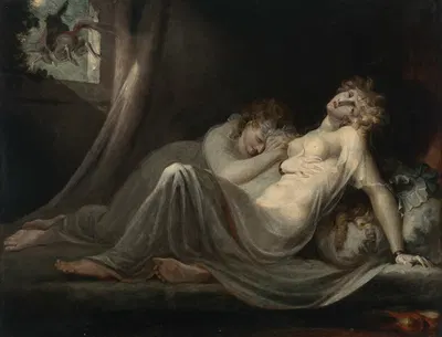 The incubus leaving two young women by Henry Fuseli — digital art print download