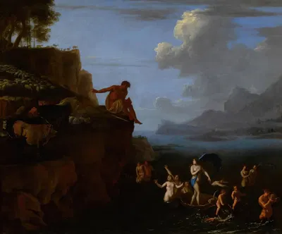 Polyphemus and Galatea by Герман ван Свейнвелт, 1642 — digital art print download