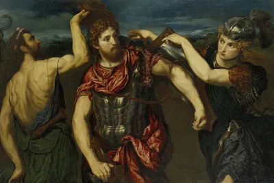 Perseus Armed by Mercury and Minerva by Париж Бордон — digital art print download