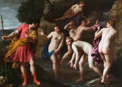 Diana and Actaeon by Alessandro Turchi, 1600 — digital art print download
