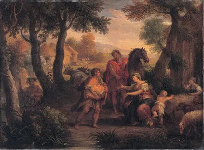 Finding of Romulus and Remus by Андреа Локателли — digital art print download