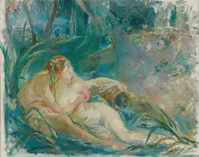 Apollon Révélant sa Divinité à la Bergère Issé (after François Boucher) by Берт Морисо, 1892 — digital art print download