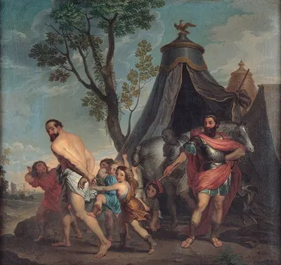 Camillus and the Schoolmaster of Falerii by Доменико Корви, 1764 -1766 — digital art print download