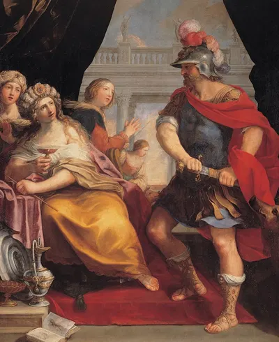 Ulysses and Circe by Giovanni Andrea Sirani — digital art print download