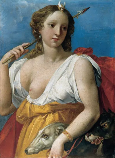 Diane the Huntress by Giuseppe Cesari, 1601 - 1603 — digital art print download