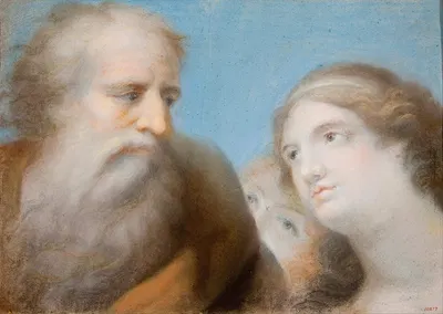 Allegory of Prudence by Хосе Фложье, 1800 - 1812 — digital art print download