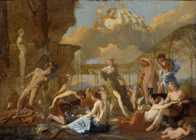 The Empire of Flora by Николя Пуссен, 1631 — digital art print download