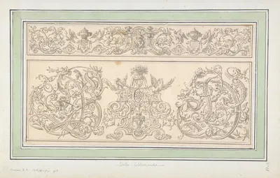 Design for 'Orthographia' pl.5 by Johann Daniel Preissler — digital art print download