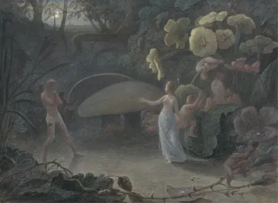 Oberon and Titania by Francis Danby, 1837 — digital art print download