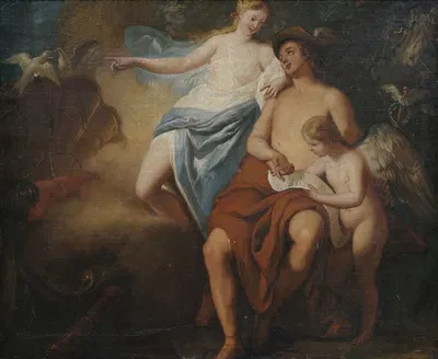 Venus, Mercury and Cupid by Итальянская школа — digital art print download