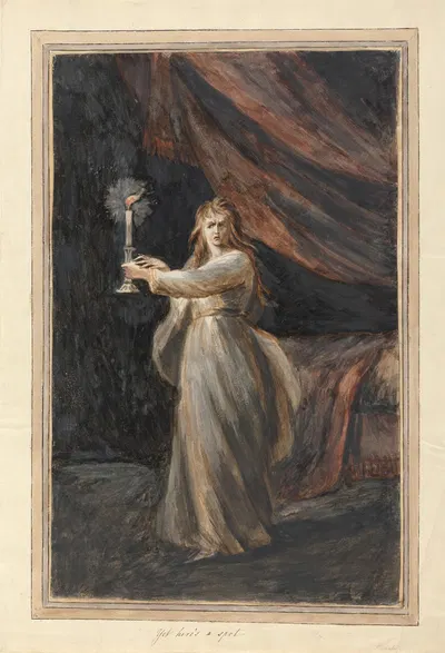 Lady Macbeth, Sleepwalking by Мэри Хоар, 1781 — digital art print download