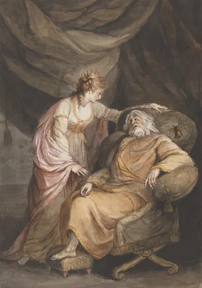 Lear and Cordelia by Мэри Хоар — digital art print download