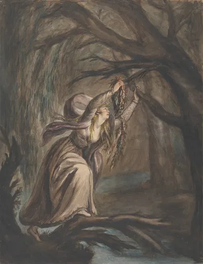 Ophelia's Death by Мэри Хоар — digital art print download