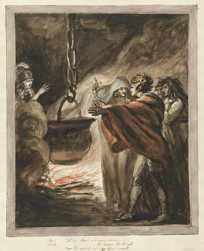The Apparition of the Armed Head; Macbeth by Мэри Хоар — digital art print download