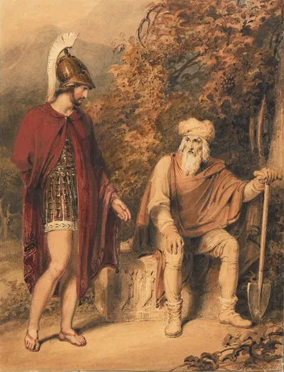 Alcibiades and Timon by Richard Westall — digital art print download