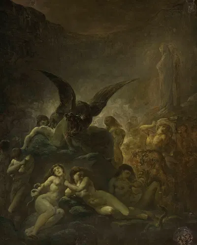 Allegorical scene – from Dante’s Inferno by Циприан Камиль Норвид — digital art print download