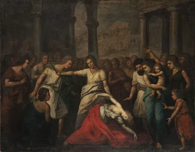Death of Virginia by Daniel Kondratowicz, 1816 — digital art print download