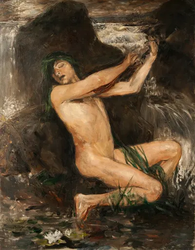 The Water Sprite by Эрнст Йозефсон — digital art print download