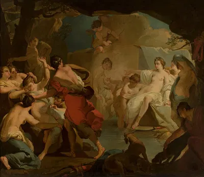 Diana's judgement of the nymph Callisto by Гаэтано Гандольфи — digital art print download