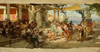 Sketch for “Judgement of Paris” by Генрик Симирядзкий — digital art print download