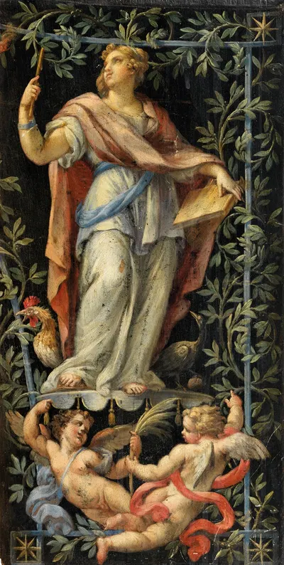 An Allegory of Vigilance by Carlo Maratta — digital art print download