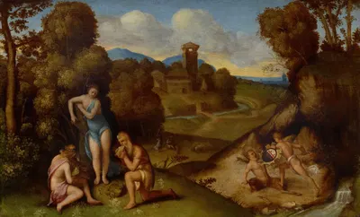 Allegory by Circle of Giorgione — digital art print download
