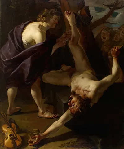 Apollo Flaying Marsyas by Dirck Van Baburen — digital art print download