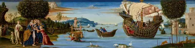 The Beloved of Enalus Sacrificed to Poseidon and Spared by Bernardino Fungai — digital art print download