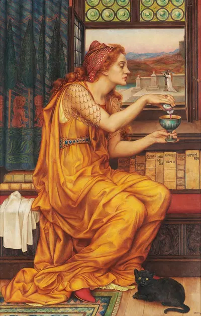 The Love Potion by Эвелин де Морган, 1903 — digital art print download