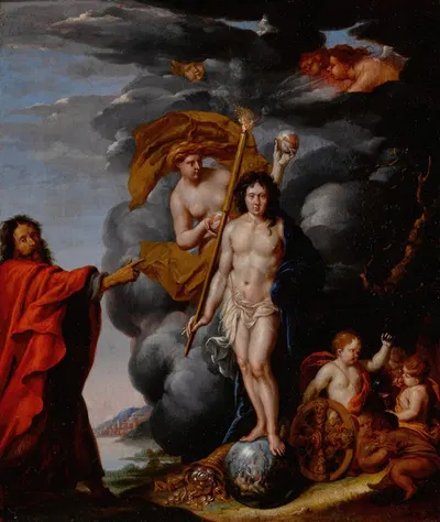An allegory of the riches of the earth by Жерар Хоэт — digital art print download