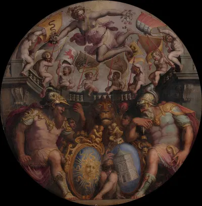 Allegories of the Quarters of San Giovanni and Santa Maria Novella by Джорджо Вазари, 1563 - 1565 — digital art print…