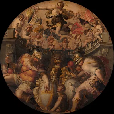 Allegories of the Quarters of Santo Spirito and Santa Croce by Джорджо Вазари, 1563 - 1565 — digital art print download