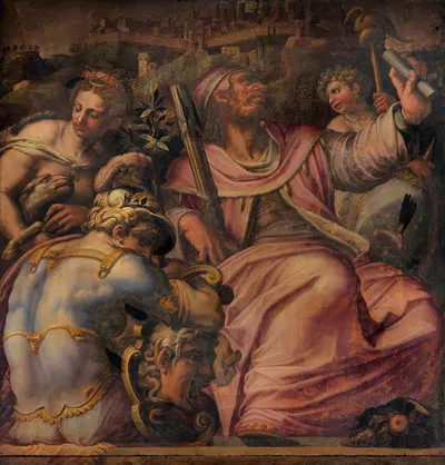 Allegory of Certaldo by Джорджо Вазари, 1563 - 1565 — digital art print download
