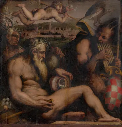 Allegory of Pistoia by Джорджо Вазари, 1563 - 1565 — digital art print download