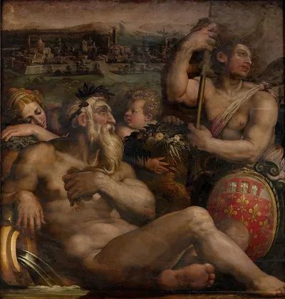 Allegory of Prato by Джорджо Вазари, 1563 - 1565 — digital art print download