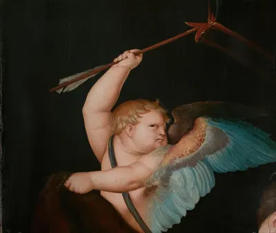 Cupid with the Flaming Arrow by Hans Baldung, 1530 — digital art print download