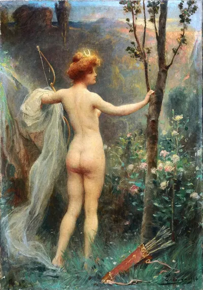 Diana by Henri Adrien Tanoux, 1904 — digital art print download