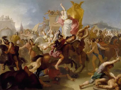 Armida Fighting the Christians by Henri Antoine de Favanne — digital art print download