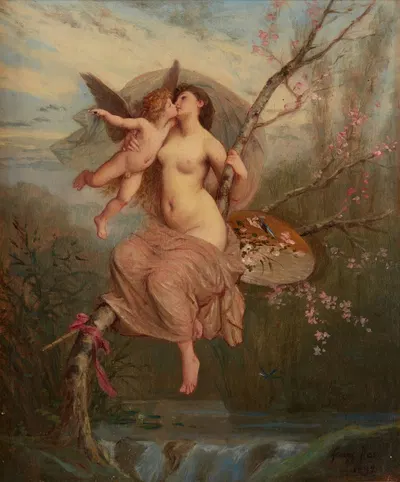 L'Amour by Henri-Pierre Picou, 1892 — digital art print download