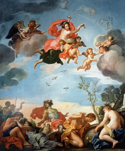 Allegory of Spring by Jerzy Eleuter Szymonowicz Siemiginowski — digital art print download