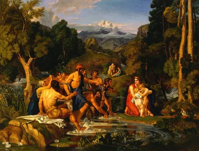 Latona and the Lycian Peasants by Джошуа Кристалл — digital art print download