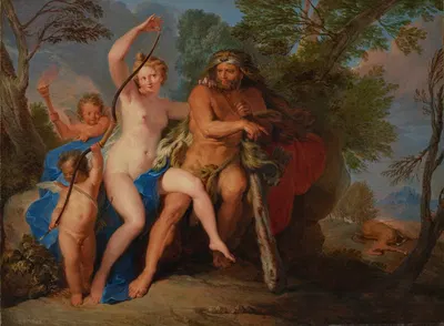 Hercules and Dejaneira by Nicolas Bertin — digital art print download